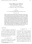 Brazilian Journal of Physics, vol. 26, no. 4, december, P. M.C.deOliveira,T.J.P.Penna. Instituto de Fsica, Universidade Federal Fluminense