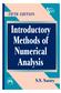 F I F T H E D I T I O N. Introductory Methods of Numerical Analysis. S.S. Sastry