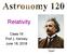 Relativity. Class 16 Prof J. Kenney June 18, boss