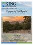 Comanche Trail Ranch 48,404 Acres, Pecos County, Texas James King, Agent Office Cell