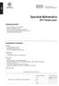 Specialist Mathematics 2017 Sample paper