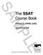 SAMPLE. The SSAT Course Book MIDDLE & UPPER LEVEL QUANTITATIVE. Focusing on the Individual Student