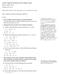 Linear Algebra Homework and Study Guide