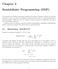 Semidefinite Programming (SDP)