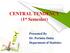 CENTRAL TENDENCY (1 st Semester) Presented By Dr. Porinita Dutta Department of Statistics