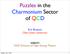 Puzzles in the Charmonium Sector of QCD