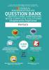 QUESTION BANK WITH COMPLETE SOLUTIONS INCLUDING PREVIOUS YEARS' QUESTIONS CLASS 12. For. MARCH 2017 Exam. Published by : OSWAAL BOOKS