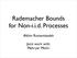 Rademacher Bounds for Non-i.i.d. Processes