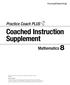Coached Instruction Supplement