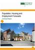 Population, Housing and Employment Forecasts. Technical Report