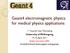 Geant4 electromagnetic physics for medical physics applications