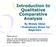 Introduction to Qualitative Comparative Analysis