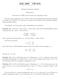 Fall, 2003 CIS 610. Advanced geometric methods. Homework 3. November 11, 2003; Due November 25, beginning of class