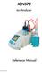 ION570. Reference Manual. Ion Analyser D21M073