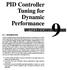 PID Controller Tuning for Dynamic Performance