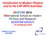 Introduction to Modern Physics and to the LNF-INFN Activities