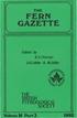 THE FERN GAZETTE. Edited by BoAoThomas laocrabbe & Mo6ibby THE BRITISH PTERIDOLOGICAL SOCIETY. Volume 14 Part