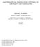 MATHEMATICAL MODELS FOR CONTROL OF AIRCRAFT AND SATELLITES THOR I. FOSSEN