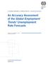 An Accuracy Assessment of the Global Employment Trends Unemployment Rate Forecasts