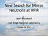 New Search for Mirror Neutrons at HFIR