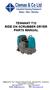 TENNANT T12 RIDE ON SCRUBBER DRYER PARTS MANUAL