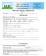 Adaptive Play and Wellness. Miela Gruber Cooley ND Registration Form (Please Print)