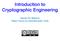 Introduction to Cryptographic Engineering. Steven M. Bellovin