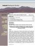 Newsletter of the Inland Geological Society Volume 33 No. 8