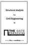 Structural Analysis. For. Civil Engineering.
