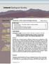 Newsletter of the Inland Geological Society Volume 34 No. 8