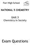 NATIONAL 5 CHEMISTRY