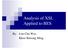 Analysis of XSL Applied to BES. By: Lim Chu Wee, Khoo Khoong Ming.