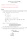 Math 210, Exam 1, Practice Fall 2009 Problem 1 Solution