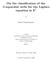 On the classification of the R-separable webs for the Laplace equation in E 3