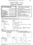 Indices and Logarithms