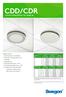 CDD/CDR. Circular ceiling diffuser for supply air QUICK FACTS