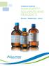 Analytical Solutions High Purity Solvents and reagents. Europe Middle East Africa PERFORMANCE MATERIALS