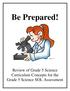 Be Prepared! Review of Grade 5 Science Curriculum Concepts for the Grade 5 Science SOL Assessment