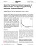 Molecular Weight Distribution Evaluation of Polysaccharides and Glycoconjugates Using Analytical Ultracentrifugation