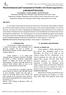 Phytochemical and Taxonomical Studies of Celosia argentea L. (AMARANTHACEAE) S. N. Sangekar *1, Tarbej J. Shaikh 2, Vinod D.