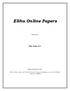 Elihu Online Papers. Presented by. Elihu Books, LLC. Elihu continued and said:
