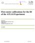 Flow-meter calibrations for the ID of the ATLAS Experiment
