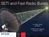 SETI and Fast Radio Bursts