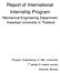 Report of International Internship Program