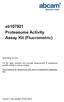 ab Proteasome Activity Assay Kit (Fluorometric)