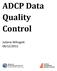 ADCP Data Quality Control