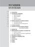 CONTENTS NUMBER SYSTEMS. Number Systems
