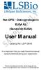 User Manual. Rat OPG / Osteoprotegerin ELISA Kit (Sandwich ELISA) Catalog No. LS-F12843