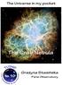 The Universe in my pocket. The Crab Nebula. Grażyna Stasińska. No. 10. Paris Observatory ES 001