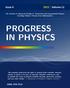 The Journal on Advanced Studies in Theoretical and Experimental Physics, including Related Themes from Mathematics